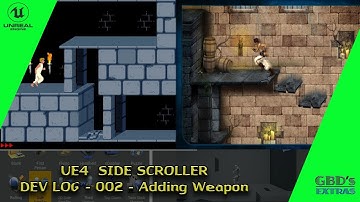 UE4 Side Scroller Game Devlog 002 - Adding Melee Weapon