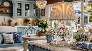 Elegant Sweet Romantic Kitchen Ideas | Affordable Cozy Blue Small Spaces Vintage Shabby Chic 2026