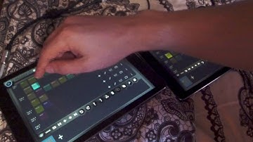 All iPad Rave Jam. Moog Animoog, Sunrizer, Patterning, Genome MIDI