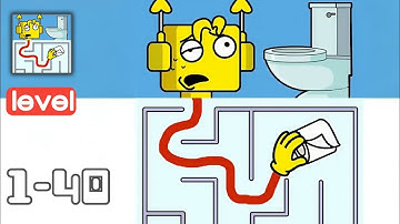 Square Punki Maze - Gameplay Walkthrough - All Levels 1-40 - Solve Tricky Puzzles