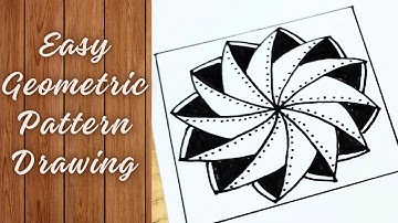 How to Draw a Beautiful Geometric Pattern | Easy Step-by-Step Art
