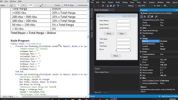 Membuat Program Belanja Sederhana Menggunakan Visual Basic