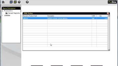 PDE Batch Entry Stock Take (GUI)