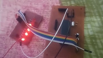 led blinking project using 8051 microcontroller and assembly language program #electronic #project
