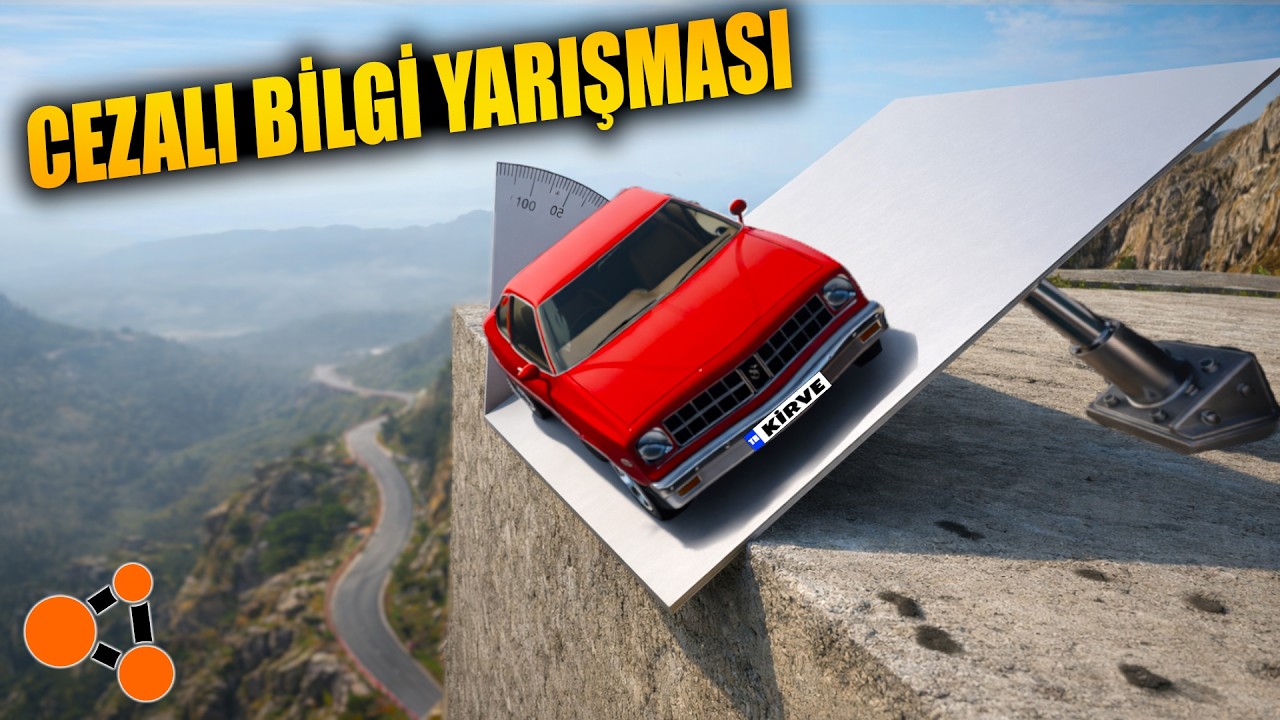 CEZALI BİLGİ YARIŞMA!!! - EKİBE TROL YARIŞMA | BeamNG