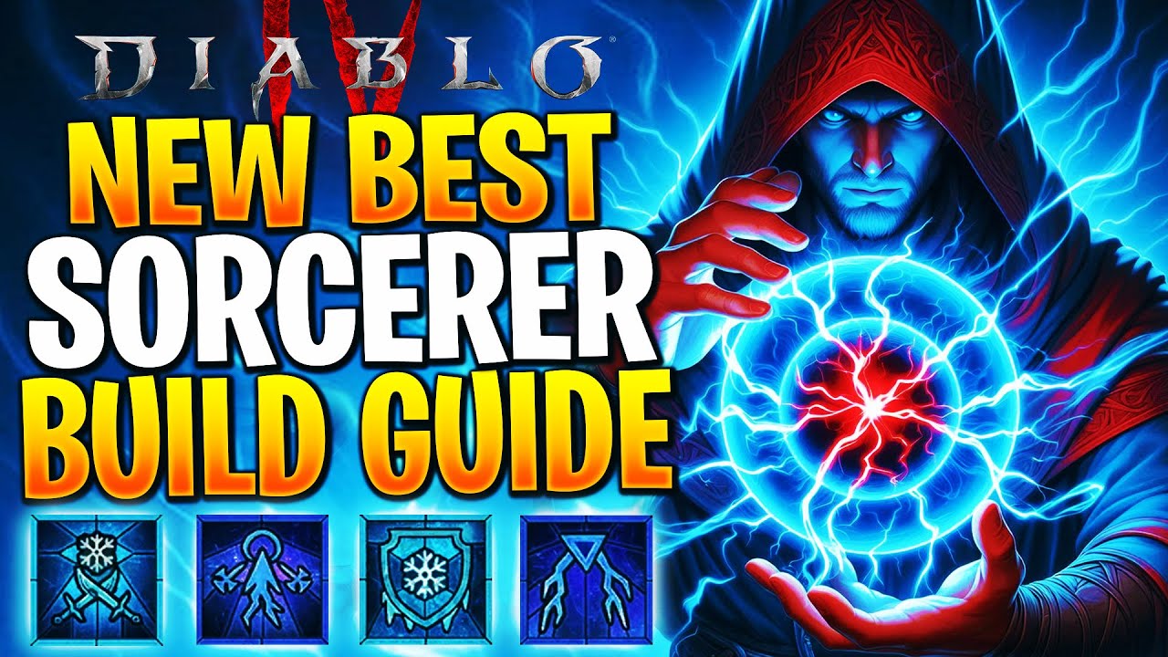 LIGHTNING SPEAR SORCERER BUILD SEASON 8! Diablo 4 Sorcerer Build Guide ...