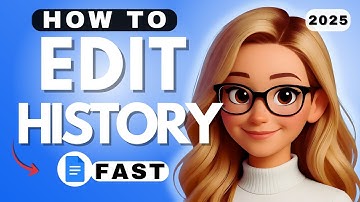 How to Edit Google Docs Version History