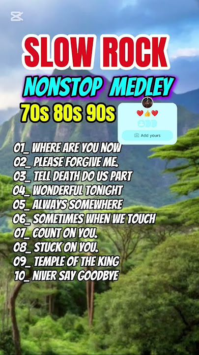 Slow Rock Love Songs Collection 70s 80s 90s - Nonstop Slow Rock Pinoy Medley | Best Lumang Tugtugin