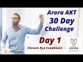 Chronic Eye Conditions - Day 1 of AKT 30 Day Challenge