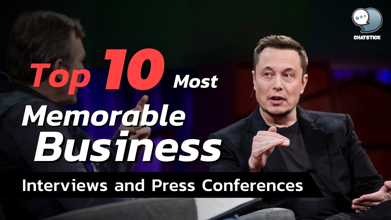 Top 10 Most Memorable Business Interviews and Press Conference - YouTube