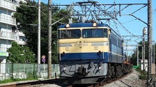 EF64 205系配給 EF65 501 工臨 EF81 カシオペア 他 2018.6.29