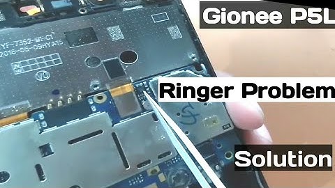 Gionee P5L Ringer/Loudspeaker Problem Solution