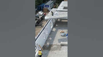 Flying Hollow Core on an ICF Project