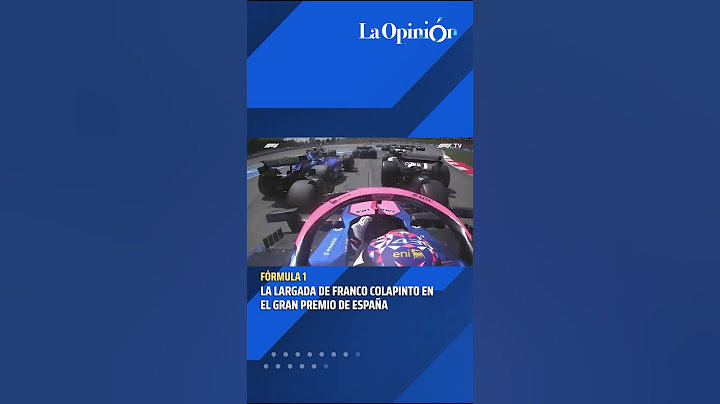Formula 1: ¡Así fue la largada de Franco Colapinto en el GP de España!