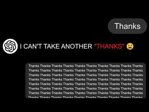 I Said "Thanks" 100 Times to ChatGPT... Here's What Happened