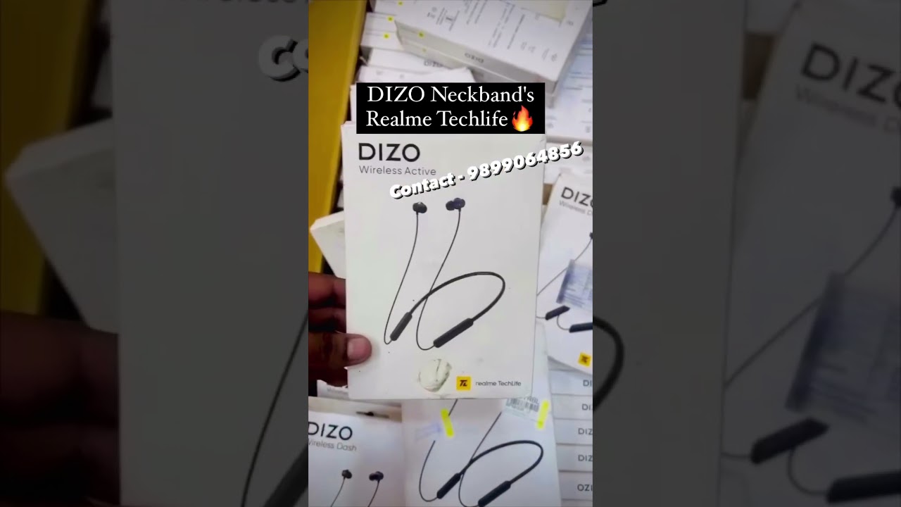 Dizo neckband stock available |Realme Techlife | Contact- 9899064856 