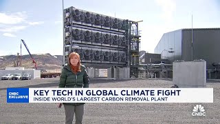 Removing CO2 from air: Inside the world's largest carbon removal plant screenshot 3