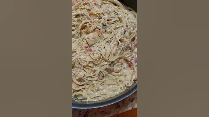 My homemade chicken alfredo