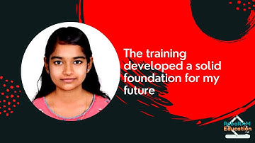 The training helps to built my future | RoboRAM Education Wing
