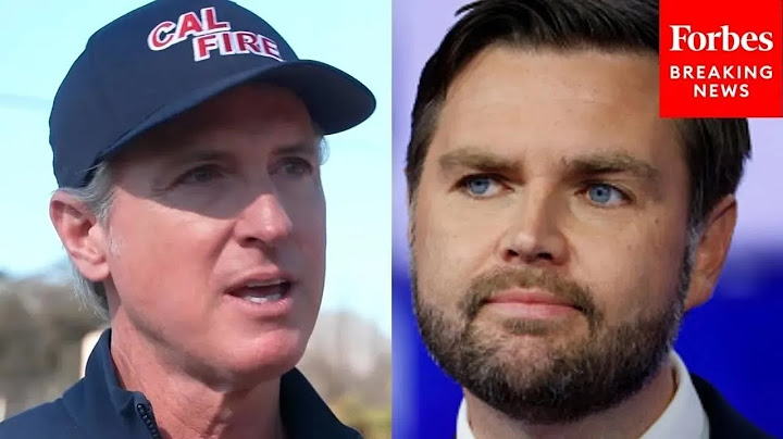 JD Vance Asked: 'Would You Say That Gavin Newsom Is Endangering Law Enforcement' In Los Angeles?