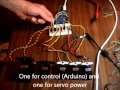 Controlling 5 servos with Arduino