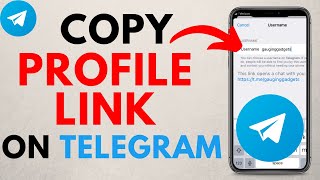 How to Get Telegram Profile Link - Copy Telegram Link tutorial screenshot 5