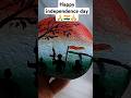 Independent Day Painting On Stone Independenceday Indianarmy Shorts 