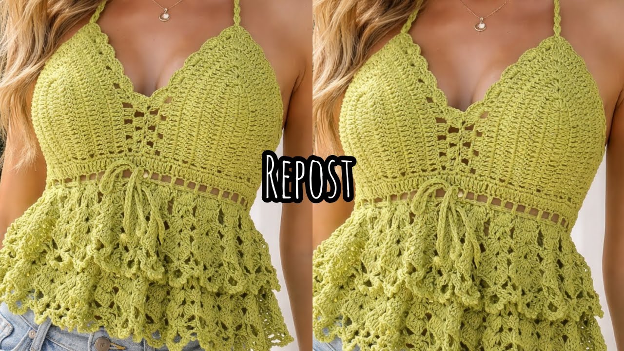 ✂️ Cropped Batinha de Crochê Passo a Passo Completo 