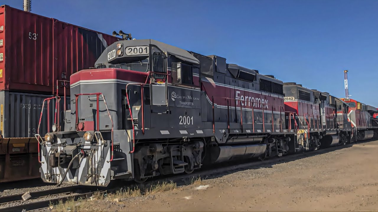 Treneada En Patios Empalme Sonora!! Trenes Ferromex Y Movimientos De Patio