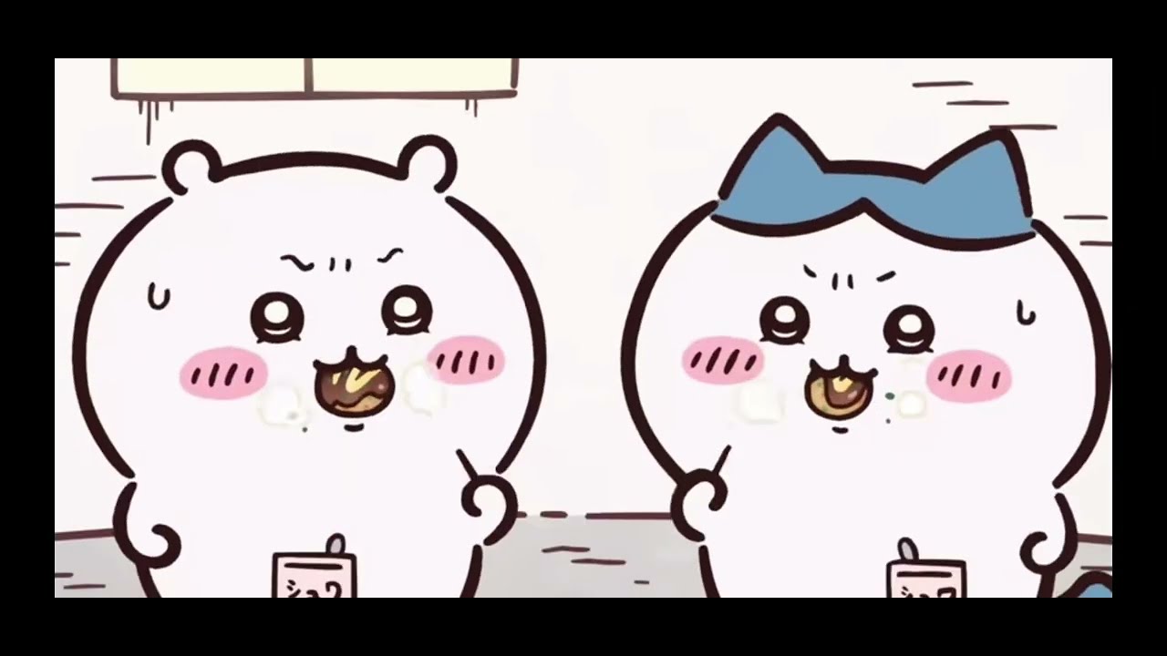 ちいかわ】たこ焼きを食べるちいかわとハチワレ - YouTube