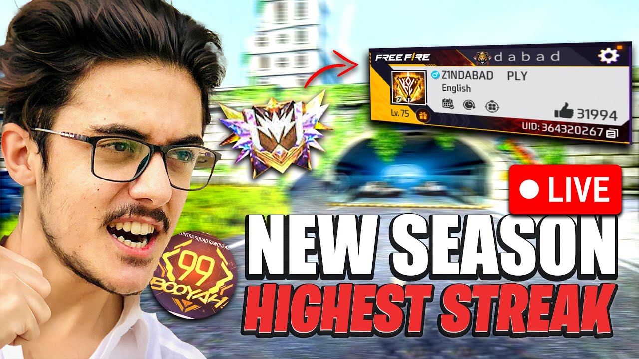 [LIVE] New CS Rank Season Push | Road To GrandMaster | Garena Free Fire ...