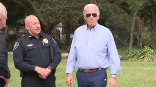 Cleanup underway as Pres. Biden visits regions hard-hit by Hurricane Idalia