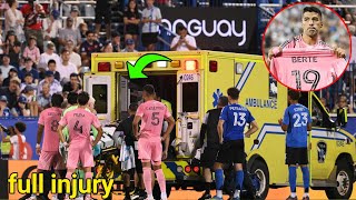 Germán Berterame Injury Update | Inter Miami Star Hospitalized After Head Collision vs CF Montréal