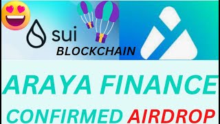 🤑 🤑SUI BLOCKCHAIN CONFIRMED AIRDROP 🪂ARAYA FINANCE DEFI $ARA TOKEN MUST JOIN! जल्दी ज्वाइन करो! 🤑🤑