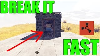 How To Break A Sheet Metal Door In Rust Youtube How To Break A Sheet Metal Door In Rust Youtube