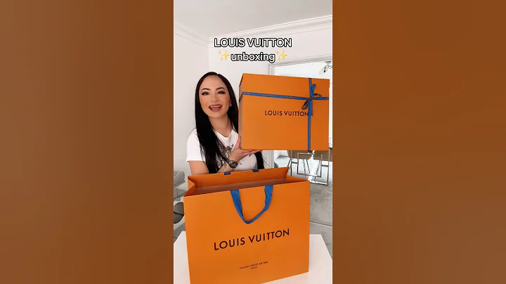 Unbox my new Louis Vuitton bag with me!😍🧡 #louisvuitton #unboxing #shorts