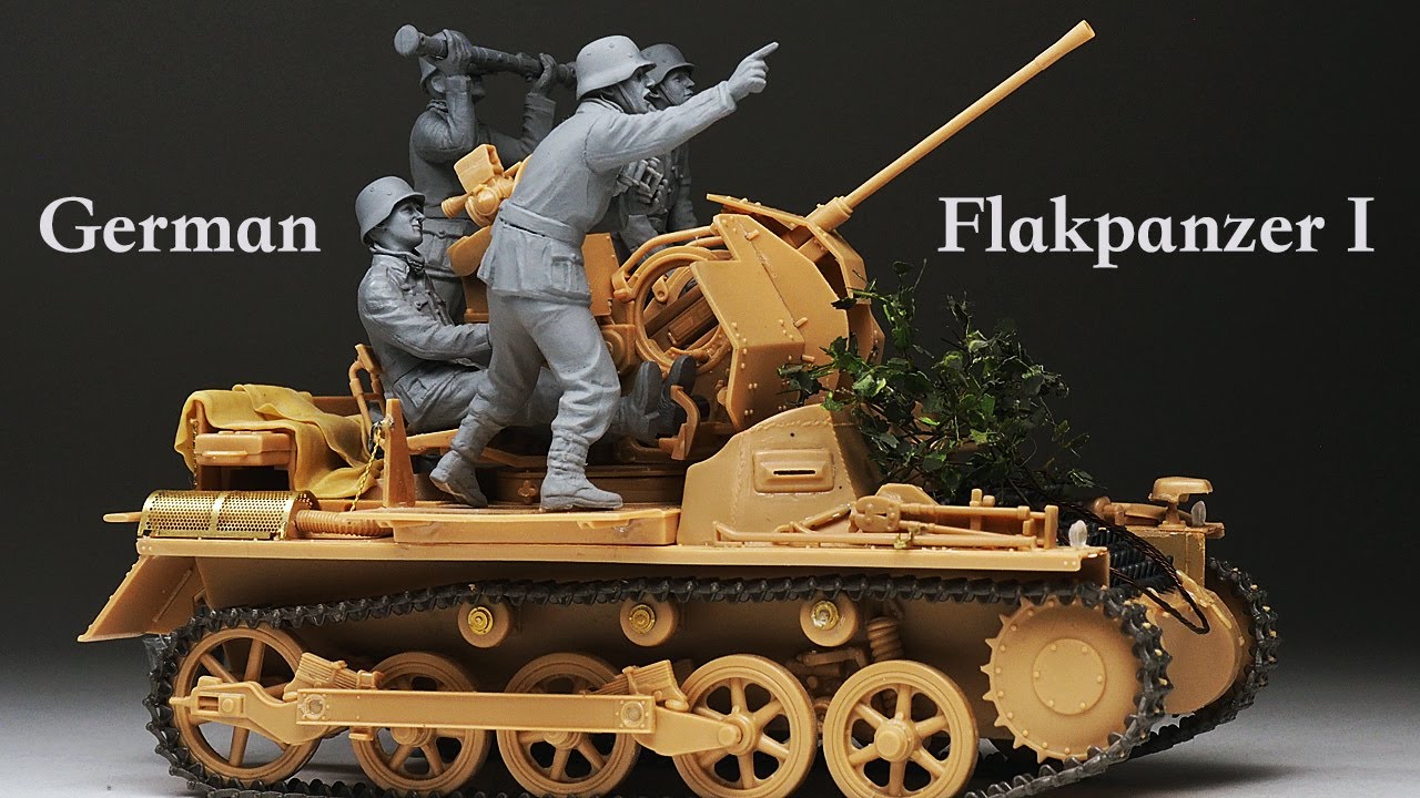 German Flakpanzer I - Part 1 - 1/35 HOBBY BOSS - Tank Model - [ model building ]
