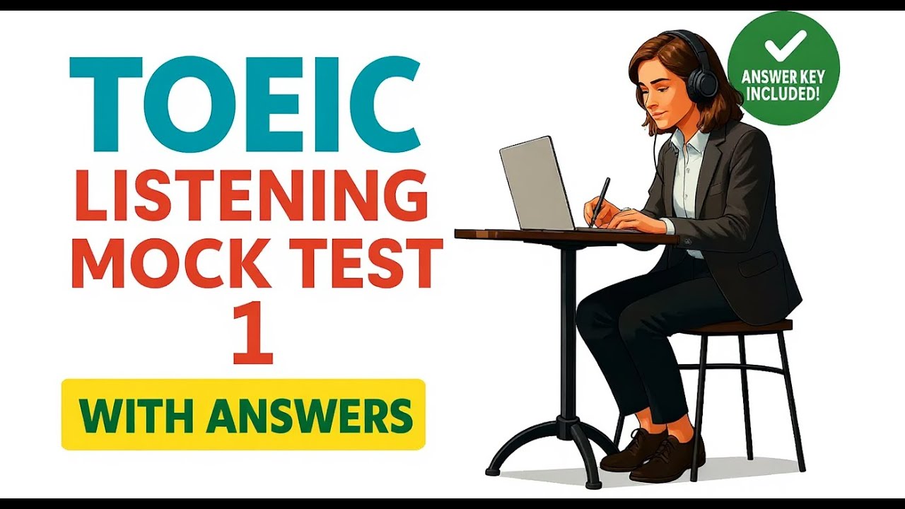 TOEIC Full Listening Test | With Answers | NEW (2025)