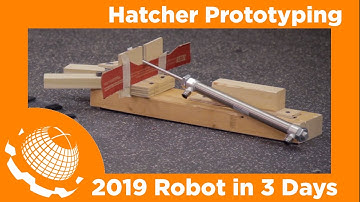 "Hatcher" Prototyping for Destination: Deep Space - Big Orange Robotics Robot in 3 Days