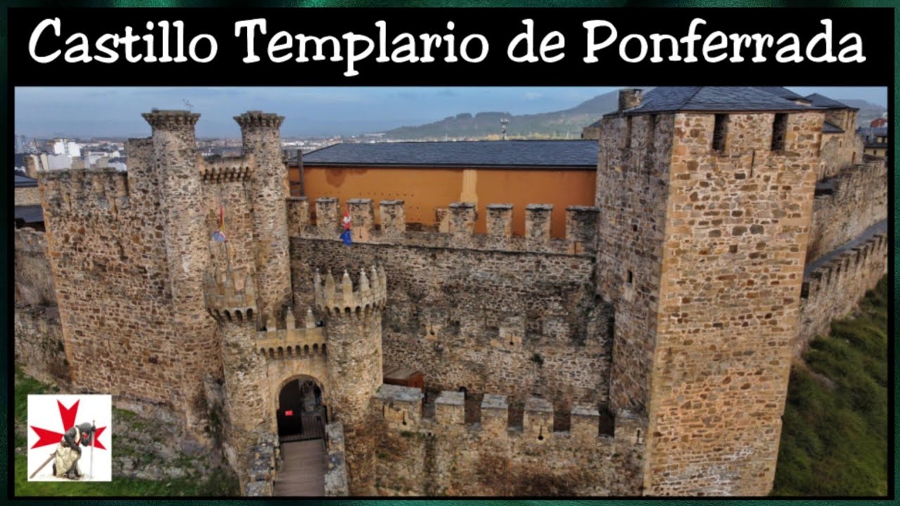 🇪🇸 CASTILLO TEMPLARIO DE PONFERRADA, LEÓN. DRONE