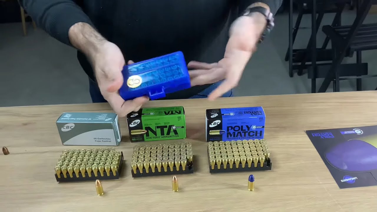 Comparando 9x19mm NTA e Polymatch - OFFEDITION