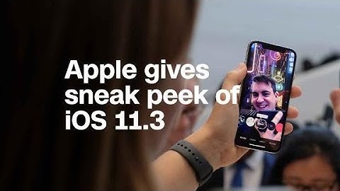 Apple gives peek of iOS 11.3, comes with new Animojis