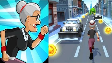 Angry Gran Run - Gameplay, Running Game (iOS)