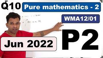 Jun 2022/P2 | WMA12/01 | Q.No.10 | Discriminant & Coordinate geometry | IAL Pearson Edexcel