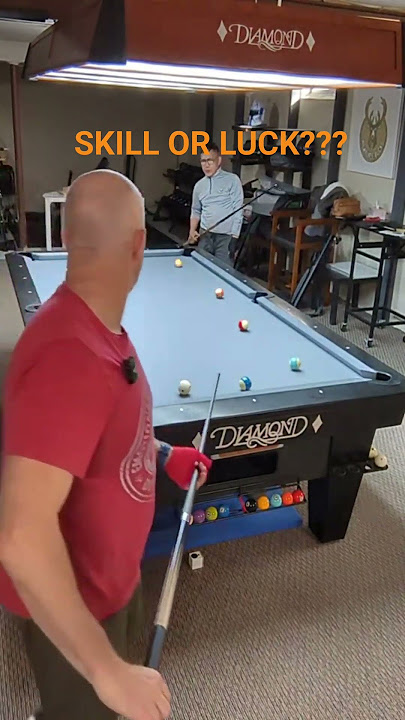 SKILL OR LUCK??? #billiards #8ballpool #pool #live