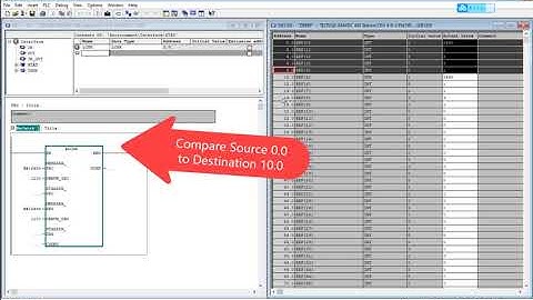 Simatic Manager Memory compare FB using ANY POINTER