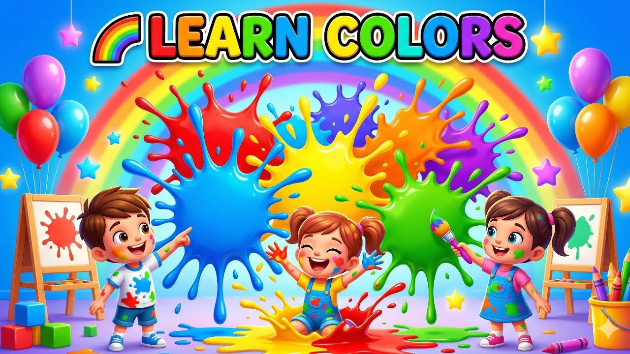 Colors Learning for Children | Learn Colors with Fun Animation | Kids ...