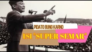 Pidato Bung Karno 'ISI SUPERSEMAR'
