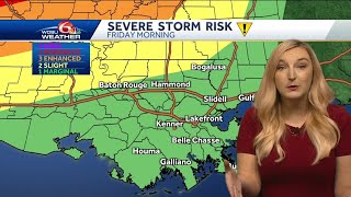 Near-record warmth before Fri am cold front