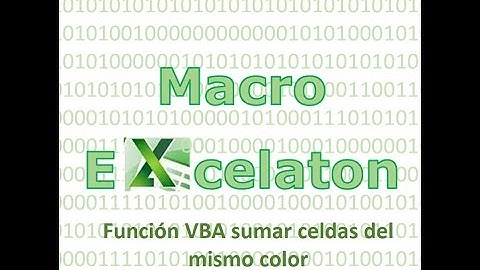 Funcion sumar por color